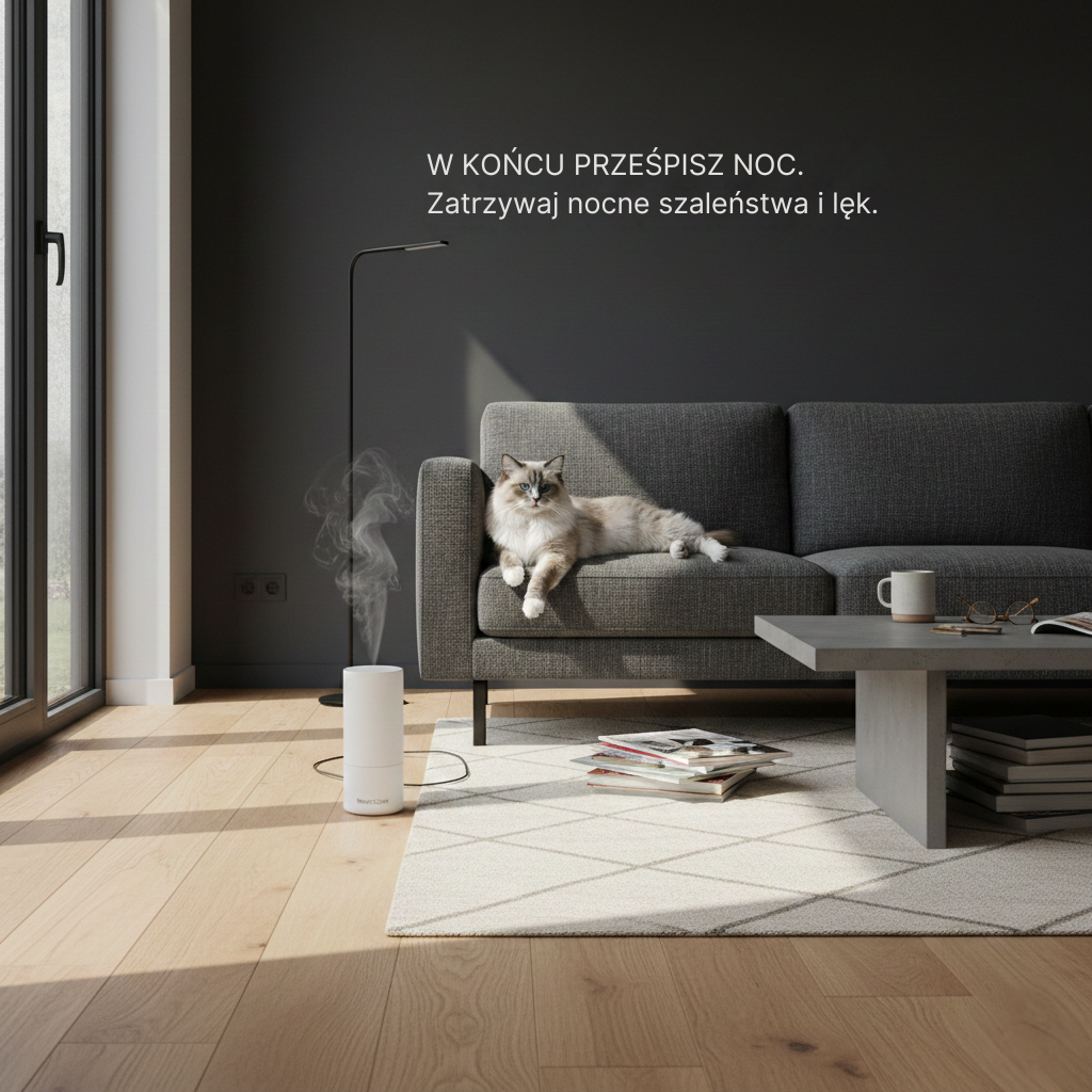 NeuroCalm™ Pro – Dyfuzor Behawioralny dla kotów