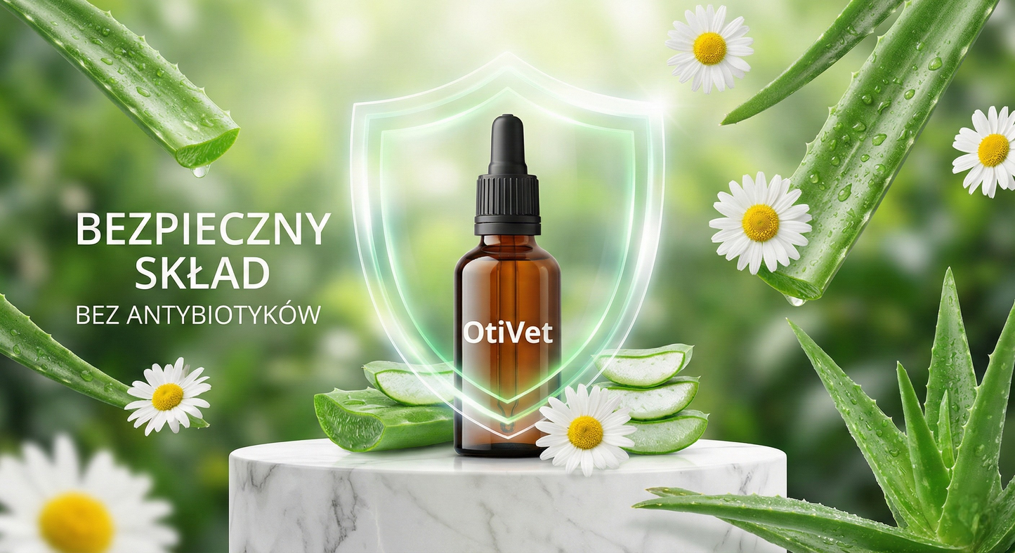 OtiVet™ Forte – Formuła Antybakteryjna do Higieny Uszu dla kotów