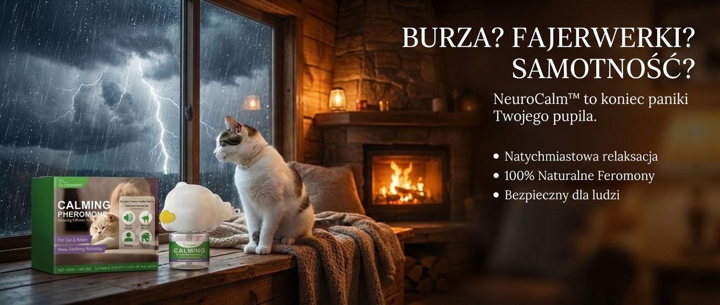 NeuroCalm™ Pro – Dyfuzor Behawioralny dla kotów