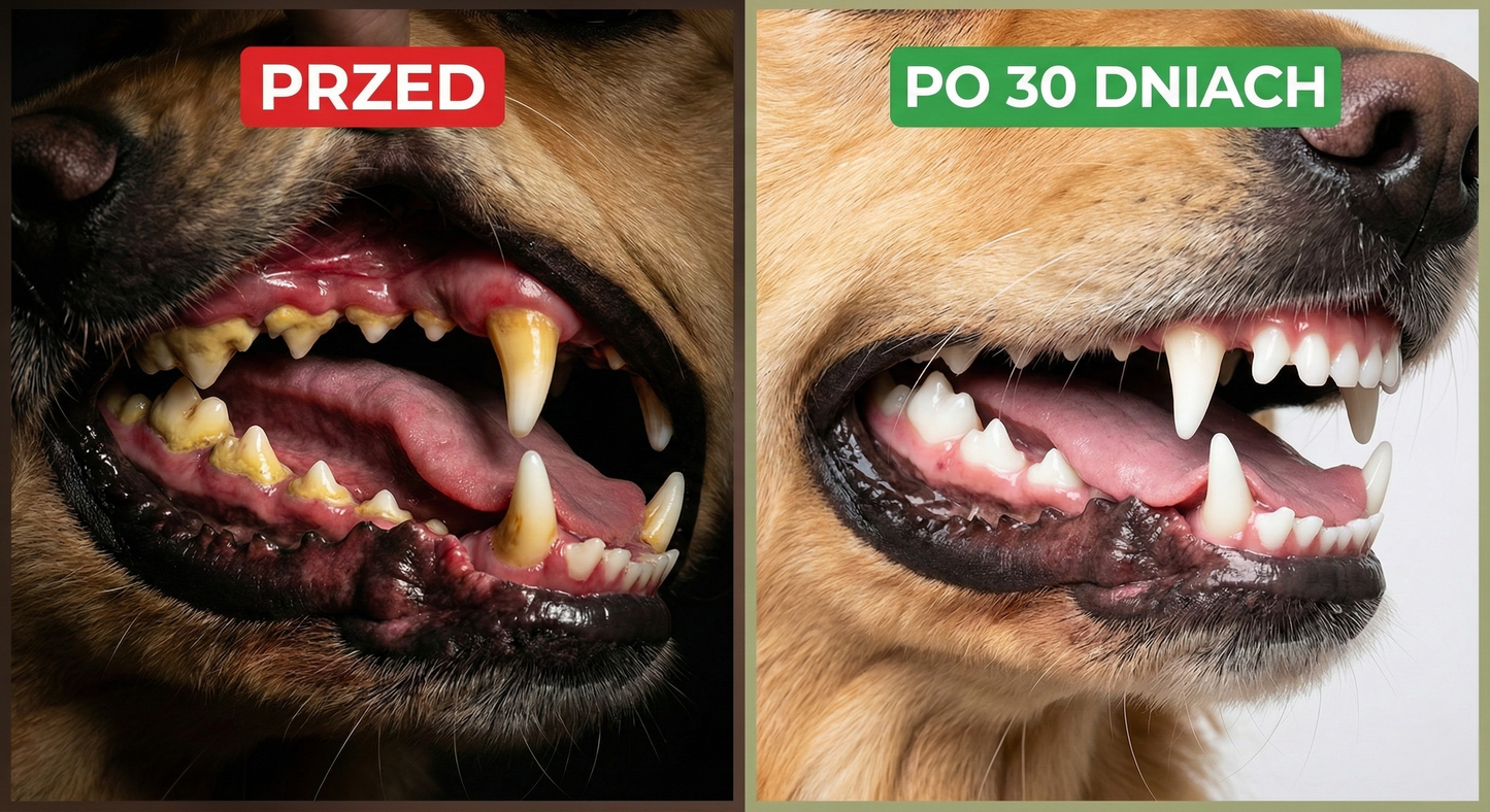 DentaVet™ Pro – Enzymatyczna Formuła Przeciw Kamieniowi dla psów