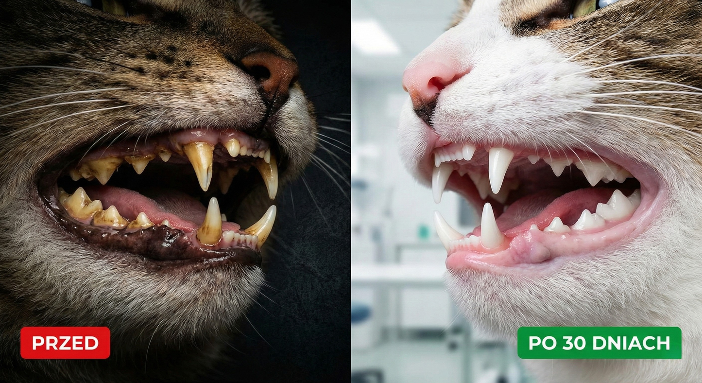 DentaVet™ Pro – Enzymatyczna Formuła Przeciw Kamieniowi dla kotów